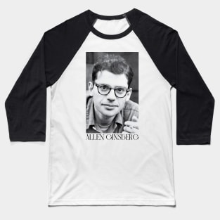Allen Ginsberg portrait Baseball T-Shirt